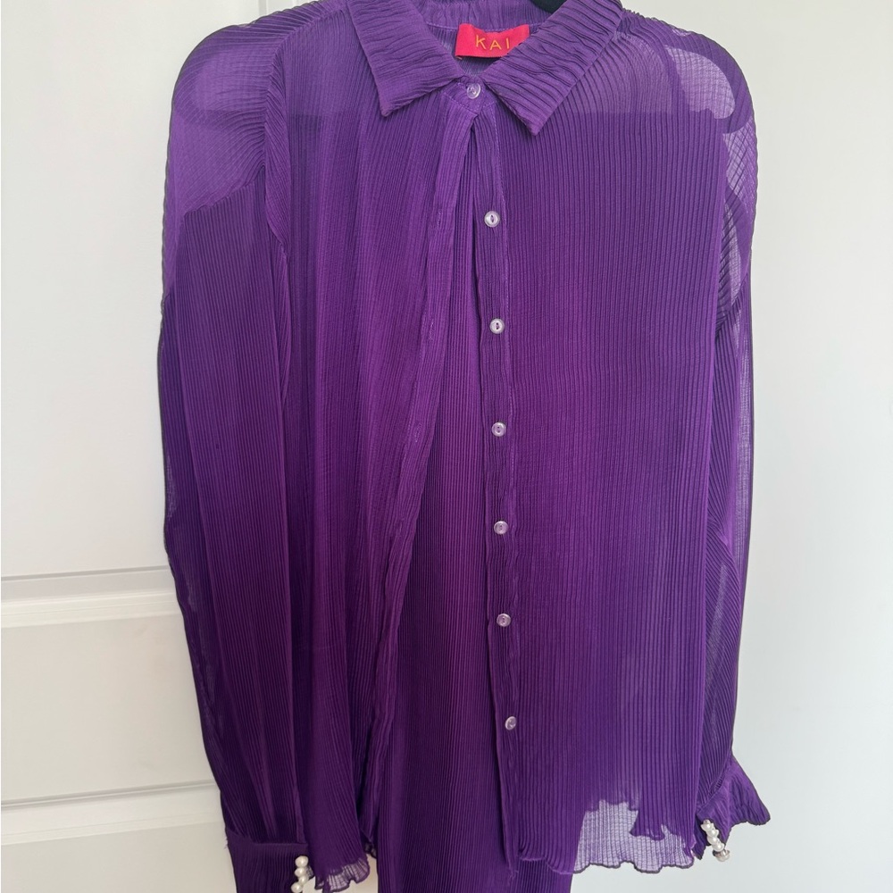Kai Purple Sheer Women's set size large